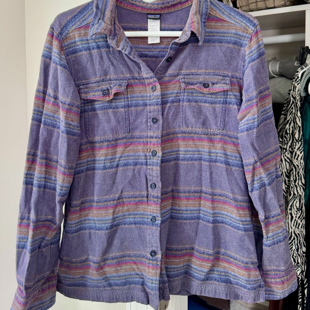 Patagonia Fjord Flannel Gaucho Stripe Button Down